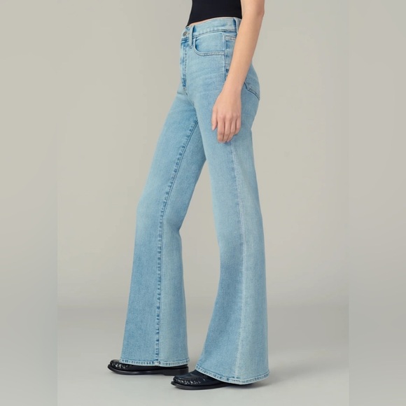 NWOT Joe’s Jeans Molly Petite Flare Light Wash Comfort Stretch Jeans Blue 27 - Picture 3 of 9